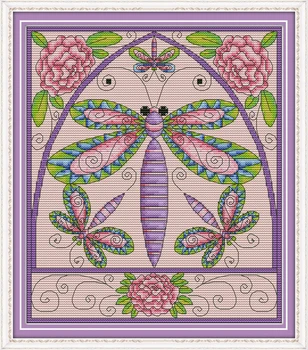 Набор для вышивания крестиком Dragonfly aida 14ct 11ct печать на холсте крестиком рукоделие вышивка DIY handmade