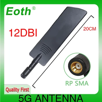 EOTH 1 2PCS 5G wifi Антенна 12dbi АТС МАРШРУТИЗАТОР antena SMA Разъем IOT high signal LTE gsm carro cellular booster модем