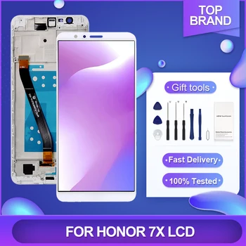 5,93-Дюймовый Дисплей Mate SE Для Huawei Honor 7X С Сенсорной ЖК-панелью Digitizer В Сборе BND-L21 BND-L22 BND-L24 Экран С Рамкой