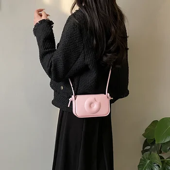Женская корейская версия модной мини-квадратной сумки через плечо из искусственной кожи для женщин, новые стильные маленькие сумки через плечо, сумочка