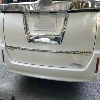 Для Toyota Voxy 80 Серии R80 2018 2019 2020 ABS Хромированная отделка крышки заднего багажника Автомобильные Аксессуары Защитная полоса багажника на задней двери