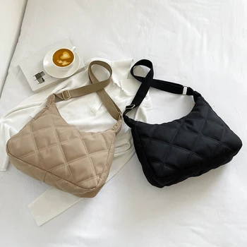 Модная сумка-мессенджер, мягкая стеганая сумка через плечо, легкая Оксфордская женская высококачественная большая сумка для женщин, путешествующих в отпуск