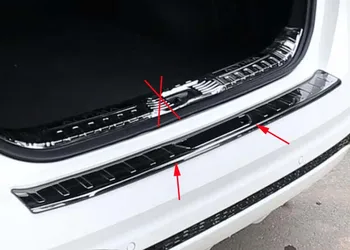 Стальная защитная накладка заднего бампера для Nissan Altima 4DR Седан 2019-2020 черный 1ШТ