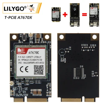 LILYGO® TTGO T-PCIE A7670 Плата разработки 4G ESP32-WROVER-B Составной модуль серии WIFI Bluetooth SIM A7670E A7670SA LTE GSM
