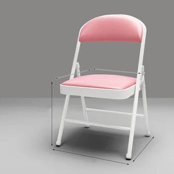 Современные складные обеденные стулья Розовый дизайн гостиной Обеденные стулья для отдыха Кухонные столы Шезлонги Садовая мебель