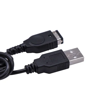1,2 м Черный USB-кабель для предварительной зарядки, Кабель для Зарядного устройства, универсальный USB-порт для / SP/ GBA/ GameBoy/ NS/DS, оптовые продажи 80 шт./лот