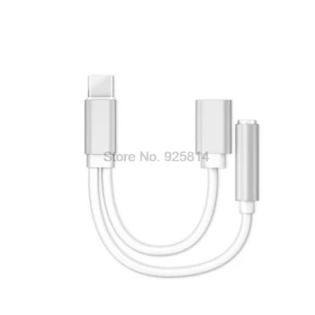 dhl или EMS 100шт USB-C Кабель Типа C до 3,5 мм Аудиоразъема Кабель Для наушников Адаптер Для Зарядки Для Letv 2/Xiaomi Mi6/Huawei Mate10