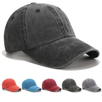 2023 New Vintage Washed Cotton Baseball Cap Men Women Sun Hats Spring Summer Snapback Hat бейсболка мужская кепка мужская Gorras