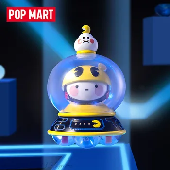 Popmart Pac Man Bobo & Coco Space Series Модель Blind Box В стиле милой аниме-фигурки, подарок, игрушки Kawaii Оригинал