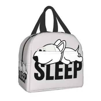 Переносной ланч-бокс для собак породы бультерьер для сна, женский многофункциональный термоохладитель, сумка для ланча с изоляцией для еды, Детская школьная сумка для хранения