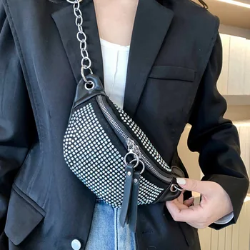 Яркая сумка через плечо в стиле ретро 2023, новая женская нагрудная сумка, кошельки, дизайнерские поясные сумки, роскошная женская нагрудная сумка-мессенджер
