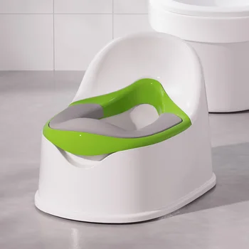 Детский туалет Простое сиденье для унитаза Мягкое детское приучение к горшку Туалет Детский ночной горшок