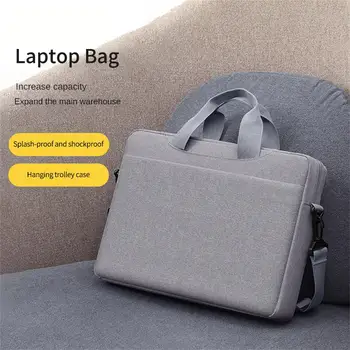 Сумка для ноутбука 14-15, 6 дюймов для MacBook Air Pro, чехол для Xiaomi Dell, легкая сумка-мессенджер через плечо, сумка-портфель