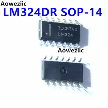 Микросхема Четырехъядерного Операционного Усилителя LM324 LM324DR Chip SOP14 Совершенно Новый Аутентичный
