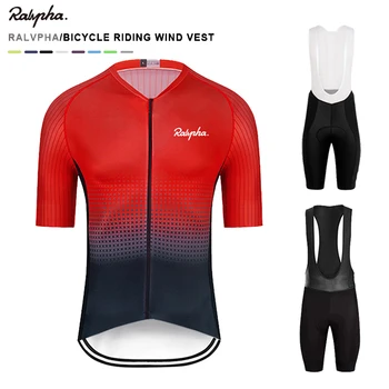 Велосипедная Майка 2023 Raphaful Summer Team Bike Jersey Kit Дышащий MTB Майо Ropa Ciclismo Нагрудник Шорты Мужская Велосипедная Одежда