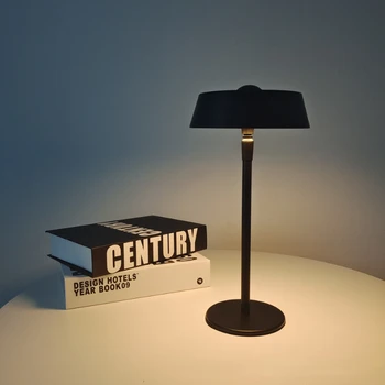 Ресторанная светодиодная настольная лампа с сенсорным датчиком Настольная лампа USB Перезаряжаемый ночник Портативная беспроводная лампа для чтения Ресторан Кофе