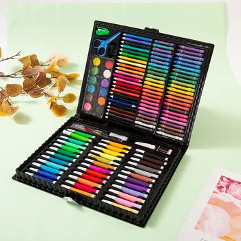 150-цветной детский набор для рисования, Развивающая игрушка, Акварельный карандаш, Цветной карандаш, доска для рисования, принадлежности для граффити