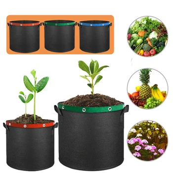 Нетканый материал Сумка для выращивания растений Садовые инструменты Внутри и снаружи Прочный Экологически чистый Толщина материала для поддержания влажности