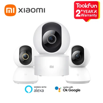 Глобальная версия Xiaomi Mi Домашняя Камера Безопасности C300/C200/AW200/2K HD WiFi Ночного Видения IP Обнаружение Сигнализации Веб-Камера Видео Радионяня