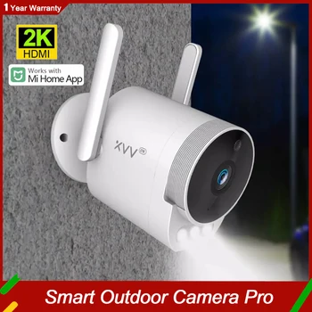 Xiaovv Smart Outdoor Camera B10 2K 1296P HD WiFi Видеонаблюдение Водонепроницаемая камера ночного видения Smart Home Safety Protection
