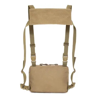 Спортивная нагрудная сумка для отдыха на открытом воздухе, многофункциональный тактический рюкзак для альпинизма, бега, военный нагрудный пакет