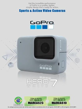 Экшн-камера Gopro HERO 7 WHITE, спортивная камера для активного отдыха с видео высокой четкости gopro 7