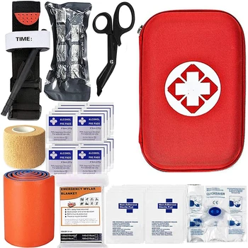 Набор для выживания при травмах Медицинская сумка для оказания первой помощи Аварийное снаряжение для выживания и снаряжение для путешествий в автомобиле Molle Пеший туризм