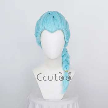 Парик Death Parade Nona Синтетические синие волосы, парик для косплея в стиле Бриад, термостойкое волокно