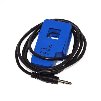 Синий неинвазивный 3,5 мм 20A/1V модуль датчика переменного тока SCT013-020 с разделенным сердечником трансформатора тока