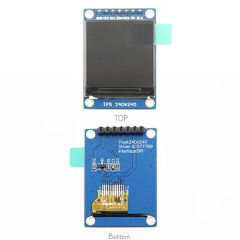 TFT-дисплей 1,3 дюйма IPS 7P SPI HD 65K Полноцветный ЖК-модуль ST7789 Drive IC 240*240 (не OLED) для Arduino