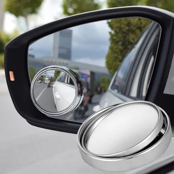 1 шт. Автомобильное зеркало 360 Широкоугольное Круглое Выпуклое зеркало Автомобильное Боковое слепое пятно Зеркало для слепых зон Маленькое круглое зеркало заднего вида