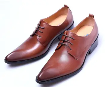 Новые мужские модельные туфли с высоким берцем ручной работы, официальная британская мужская обувь с острым носком, модная мужская деловая обувь, свадебные туфли на шнуровке