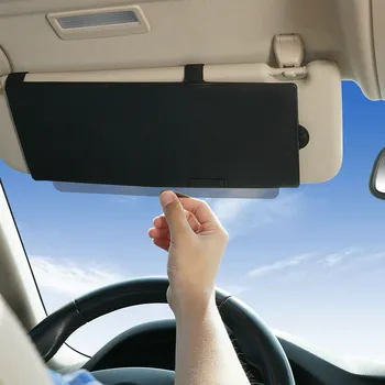 Для водителя Пассажира Удлинитель солнцезащитного козырька Передняя защита Прозрачная тень Боковой Удлинитель для грузовика Автомобиля Универсальный Регулируемый